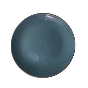 Set of 4 BAUM Oasis Blue Southwest Simple Stoneware 10.5" Dinner Plate